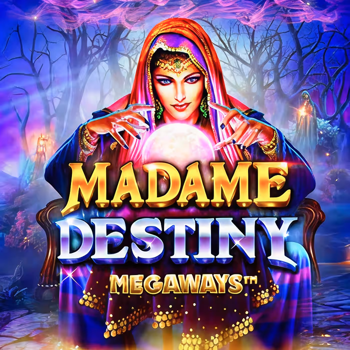Madame Destiny Slot mit Wahrsager-Thema und progressivem Jackpot